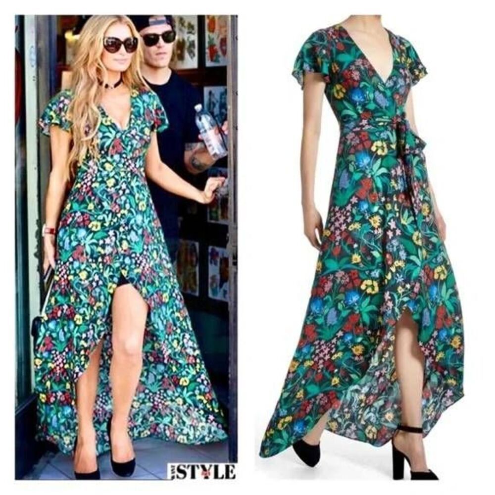 Alice + Olivia Floral Maxi Dress - Multicolor